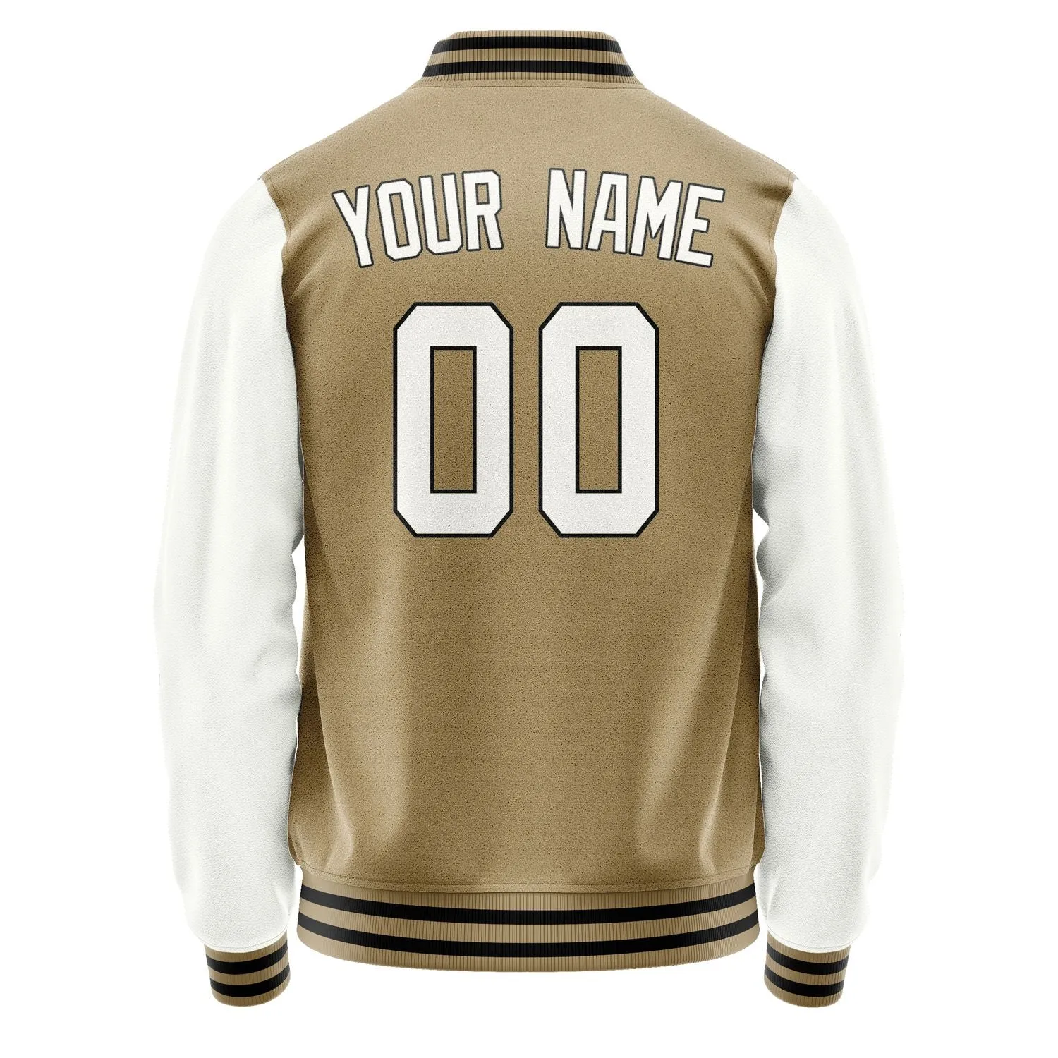 Custom Light Khaki White Jacket