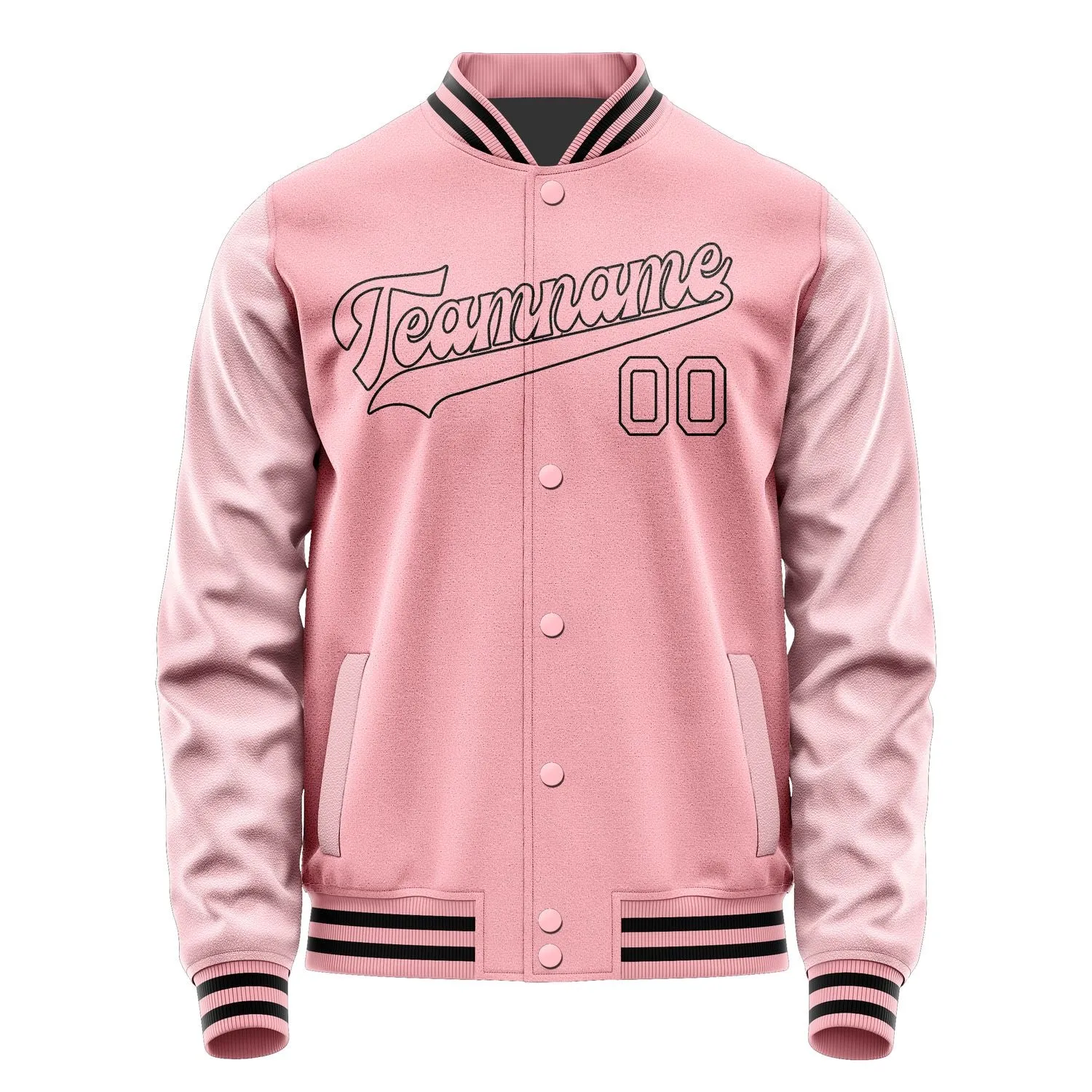 Custom Light Pink Light Pink Jacket
