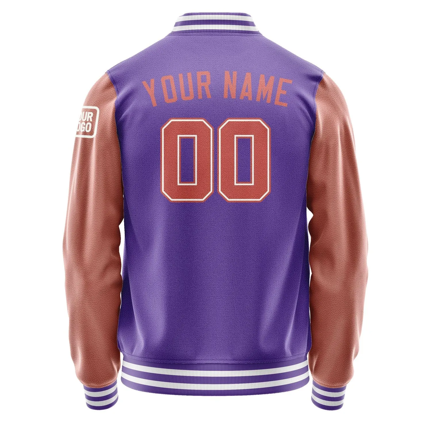 Custom Light Purple Copper Rose Jacket
