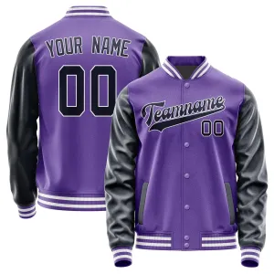 Custom Light Purple Navy Jacket