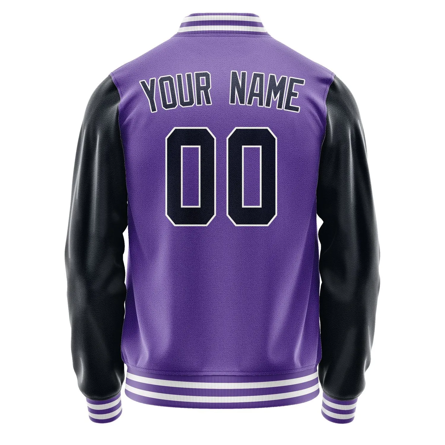 Custom Light Purple Navy Jacket