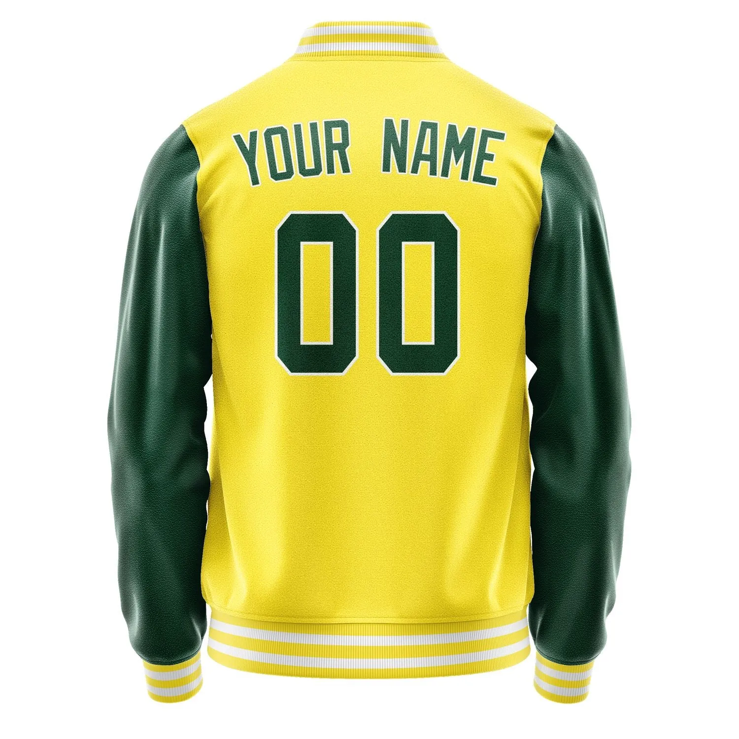 Custom Light Yellow Green Jacket