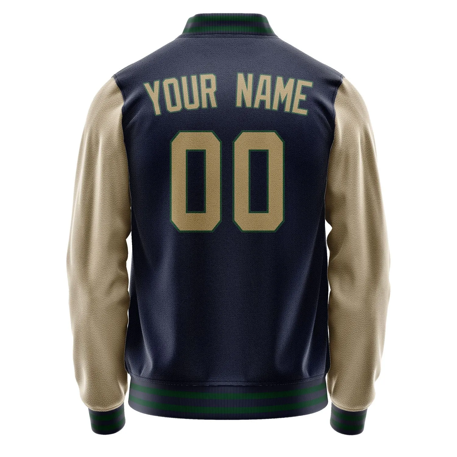 Custom Navy Light Khaki Jacket