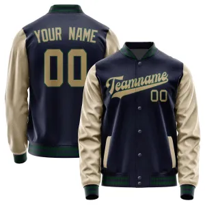 Custom Navy Light Khaki Jacket