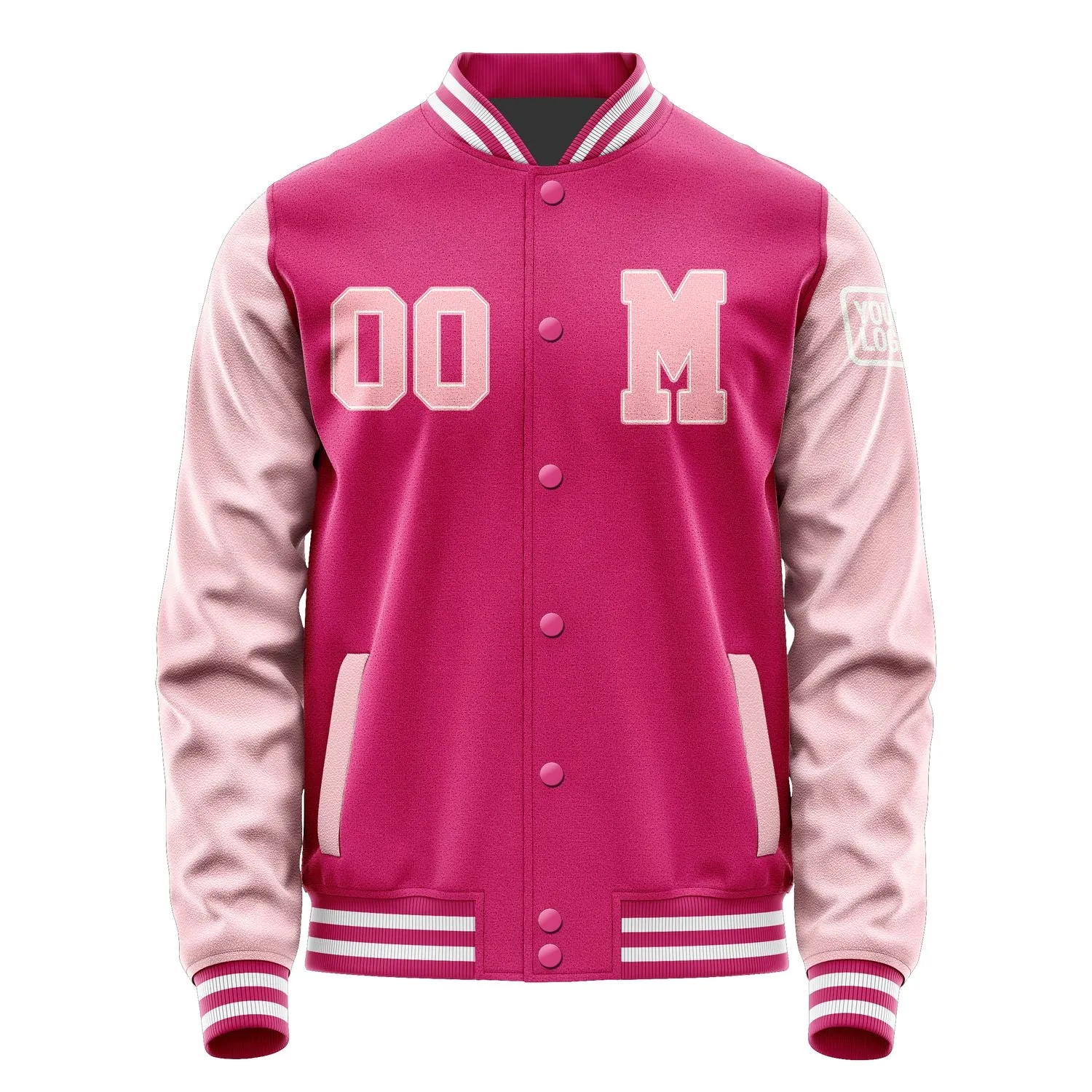 Custom Pink Light Pink Jacket