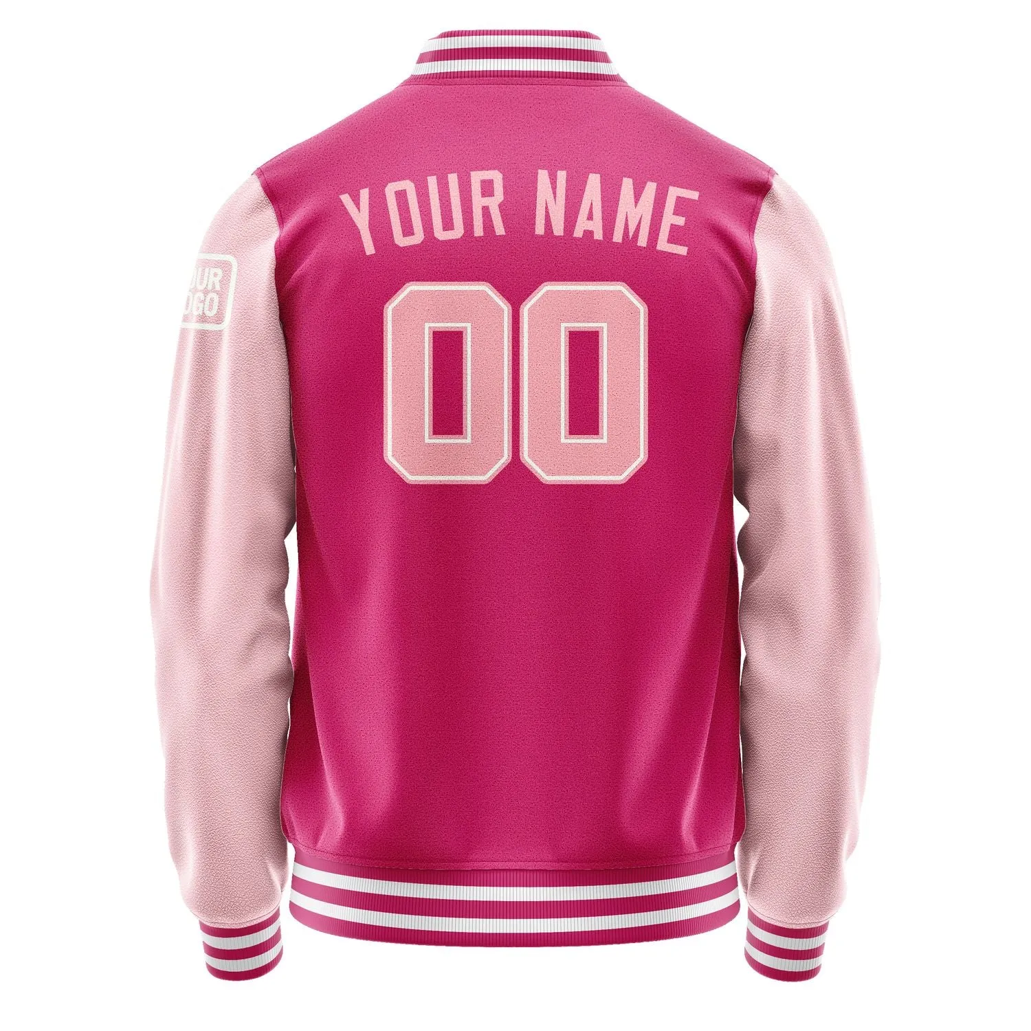 Custom Pink Light Pink Jacket