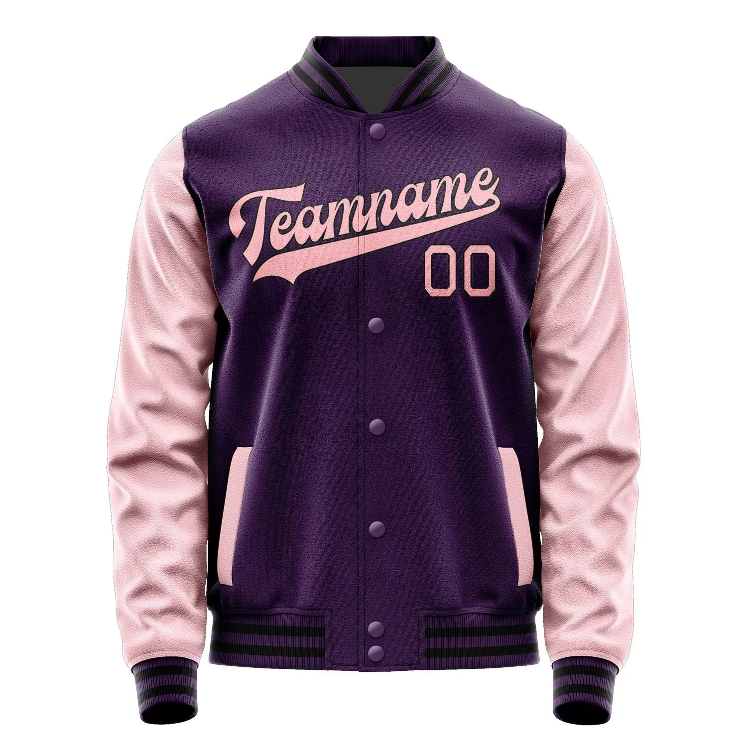 Custom Purple Light Pink Jacket