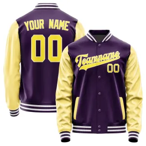 Custom Purple Light Yellow Jacket