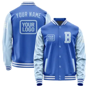 Custom Sky Blue Light Blue Jacket