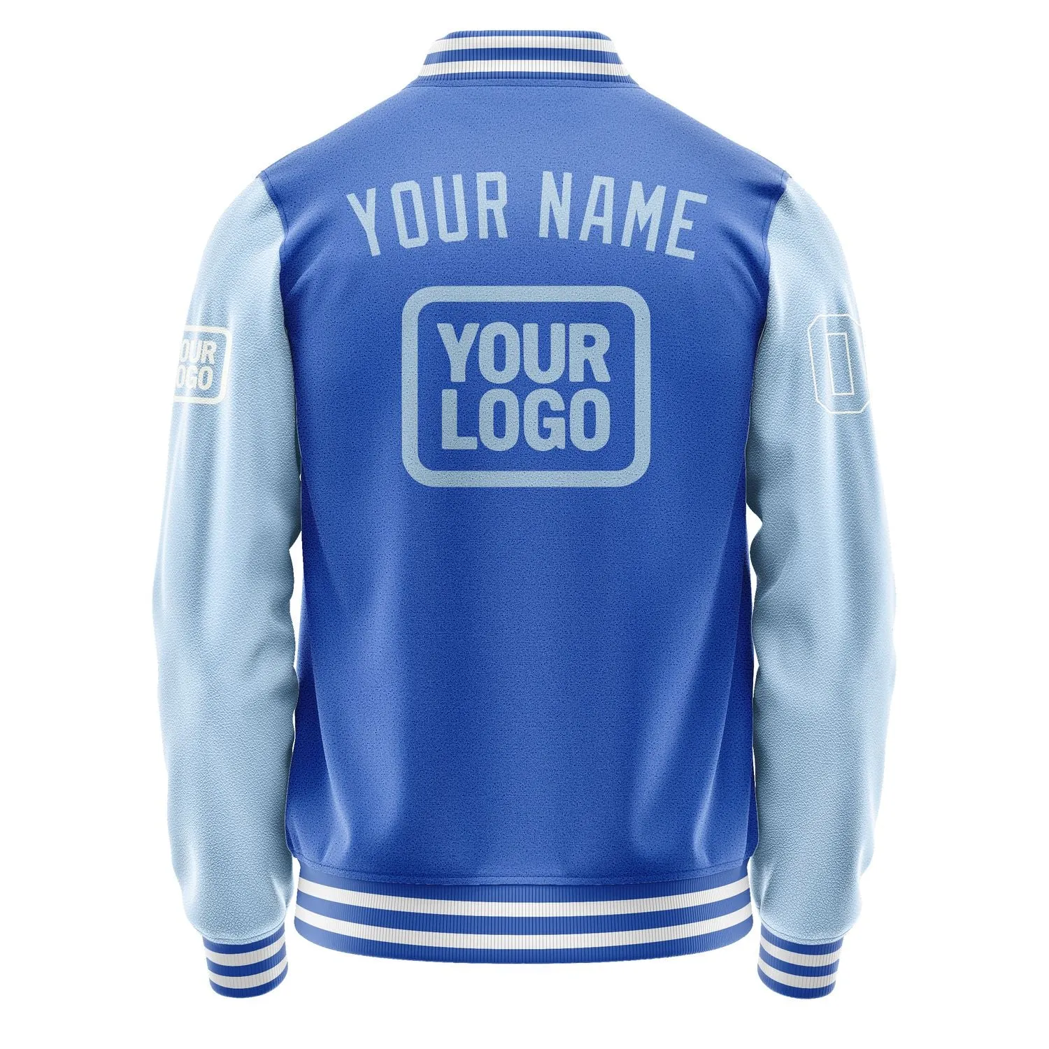 Custom Sky Blue Light Blue Jacket
