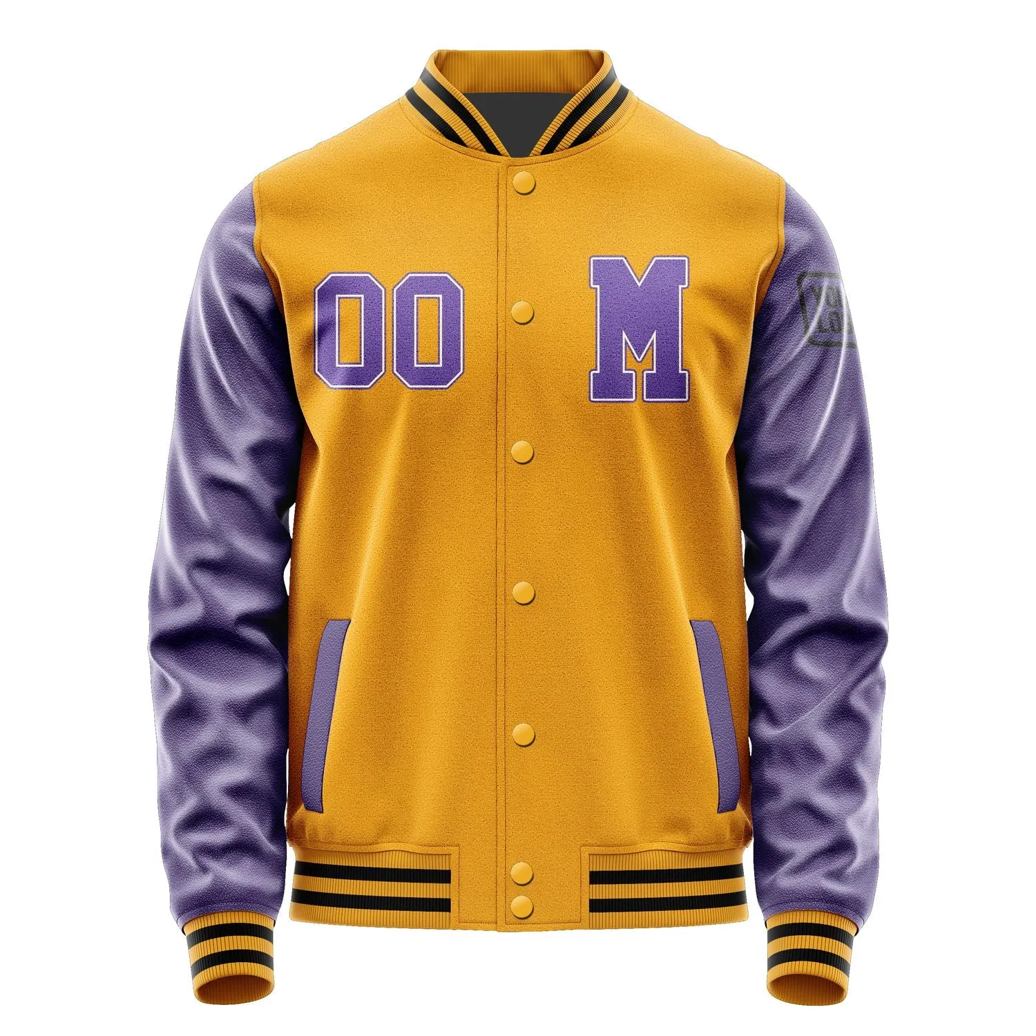 Custom Yellow Light Purple Jacket
