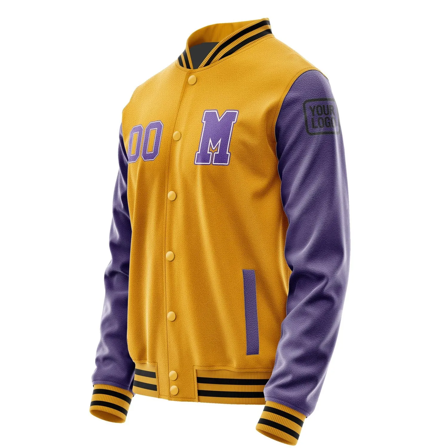 Custom Yellow Light Purple Jacket