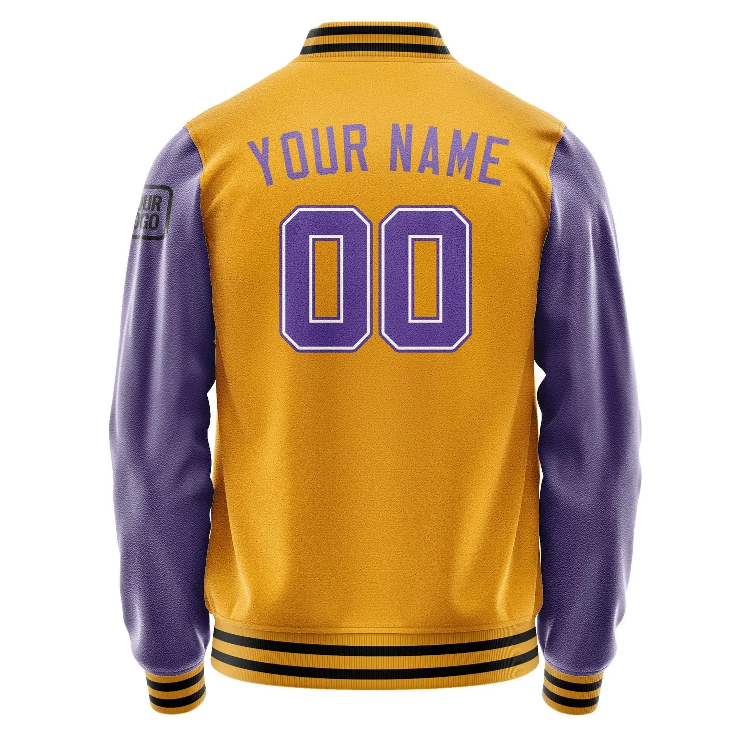 Custom Yellow Light Purple Jacket