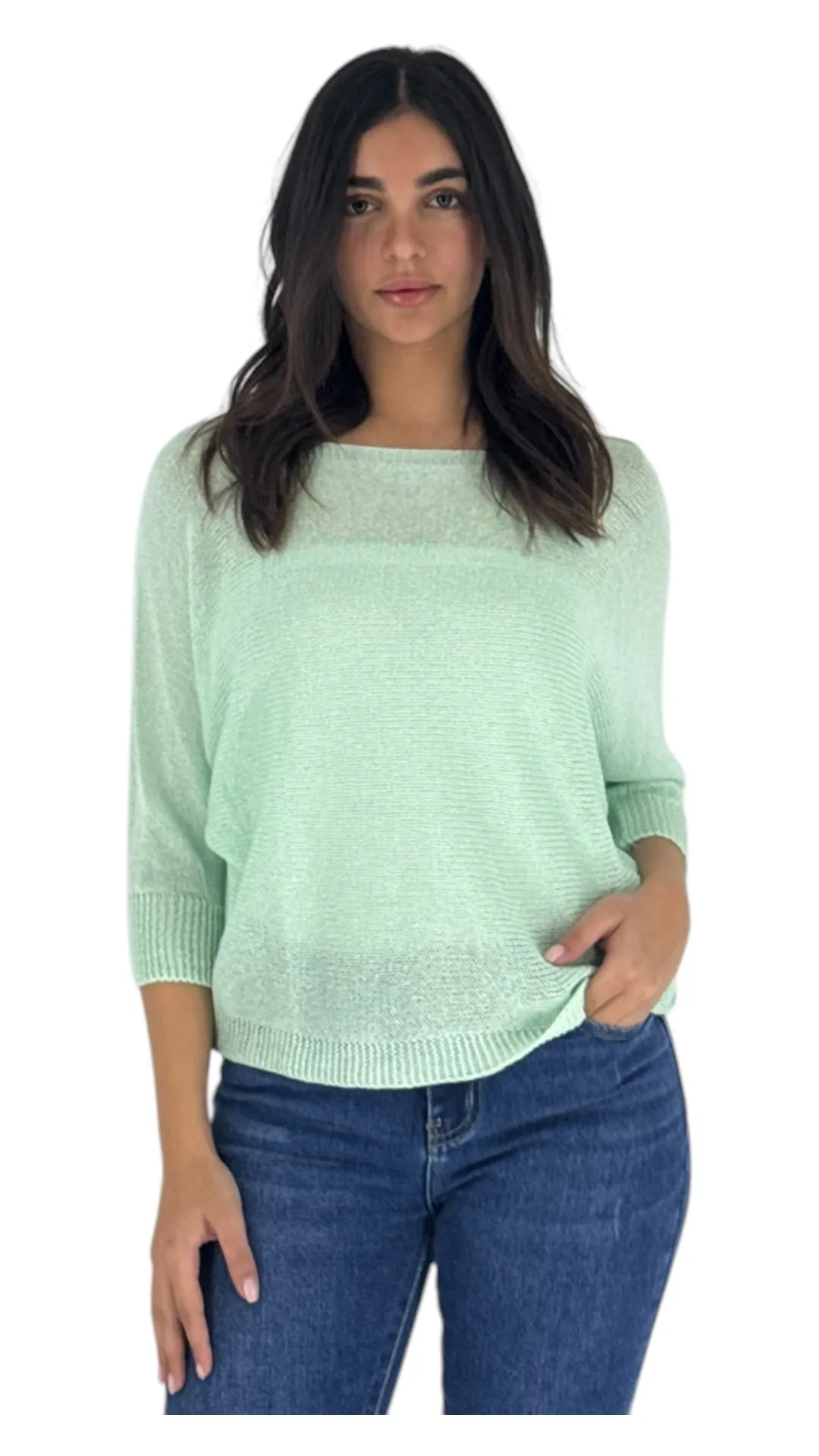 Dana mint green top
