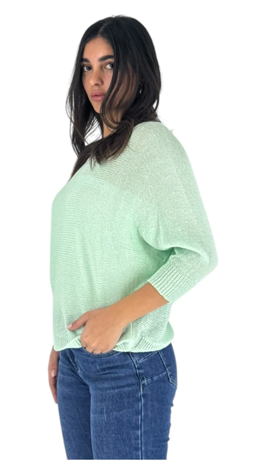 Dana mint green top