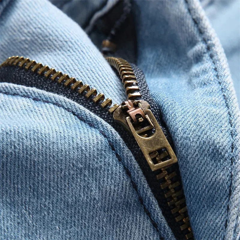 Denim Pants Girls Streetwear Casual Wide