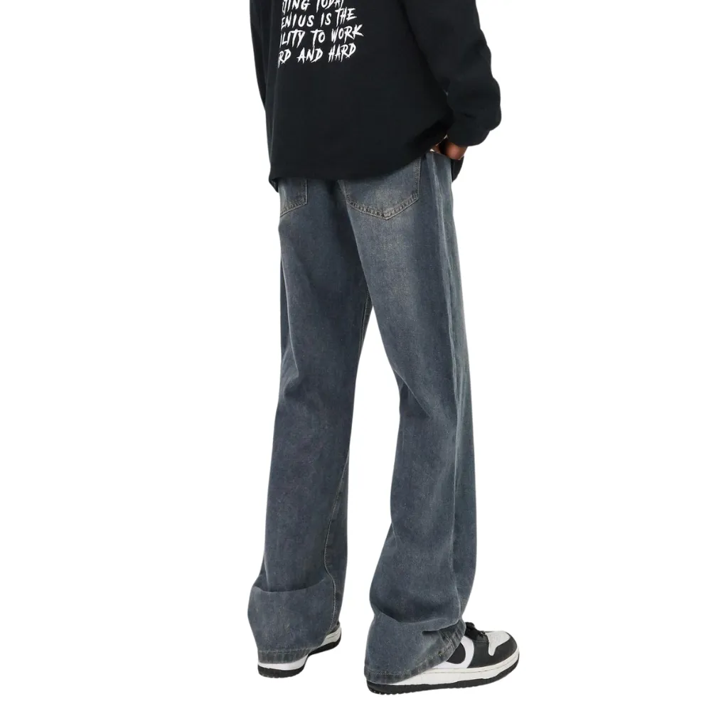 DF |Scratch Print Jeans