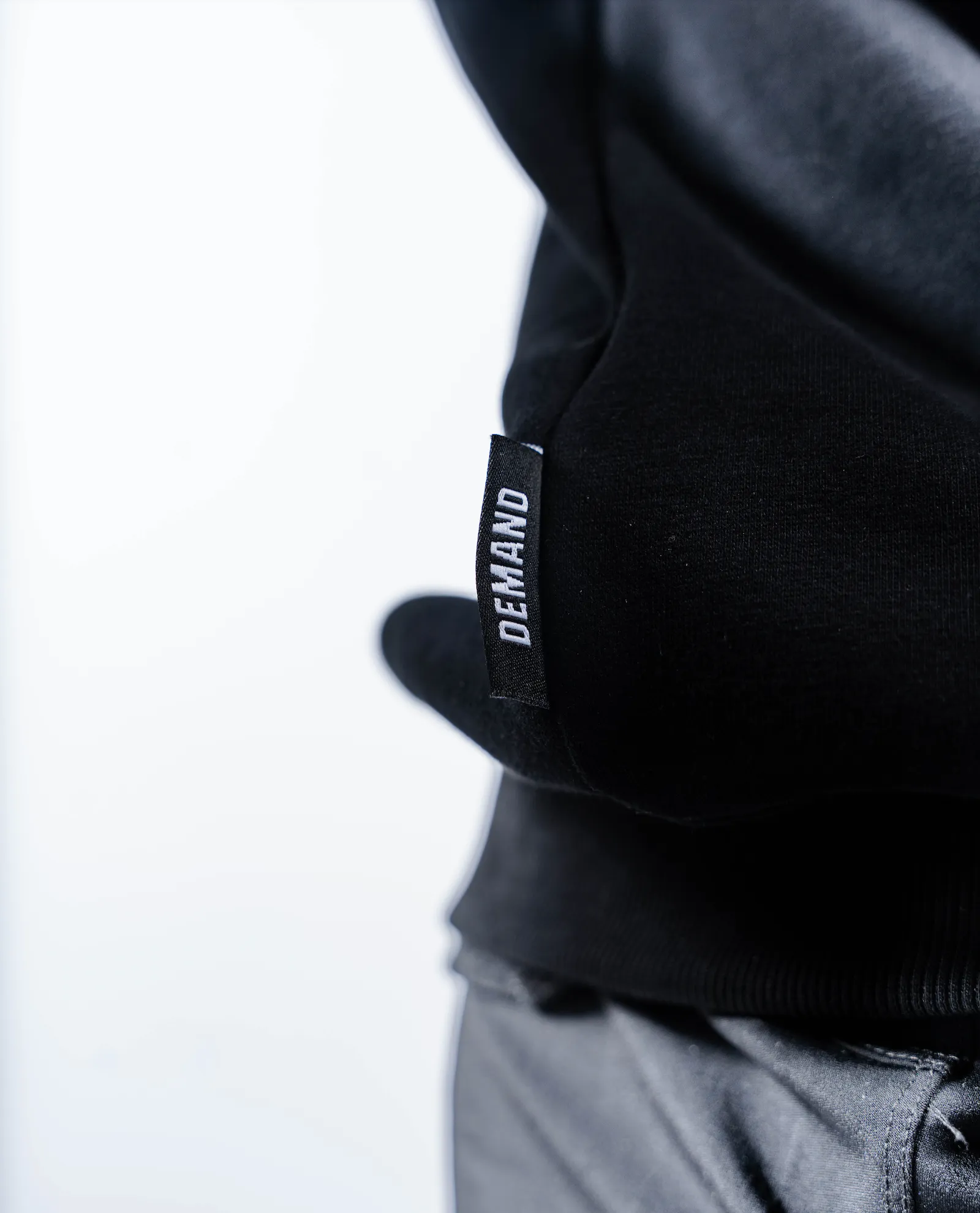 DG Sleeve Unisex Hoodie - Black