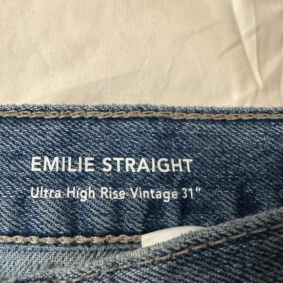DL 1961 Emilie Straight Ultra High-Rise Vintage Style- NWT-Size 32 women’s jeans