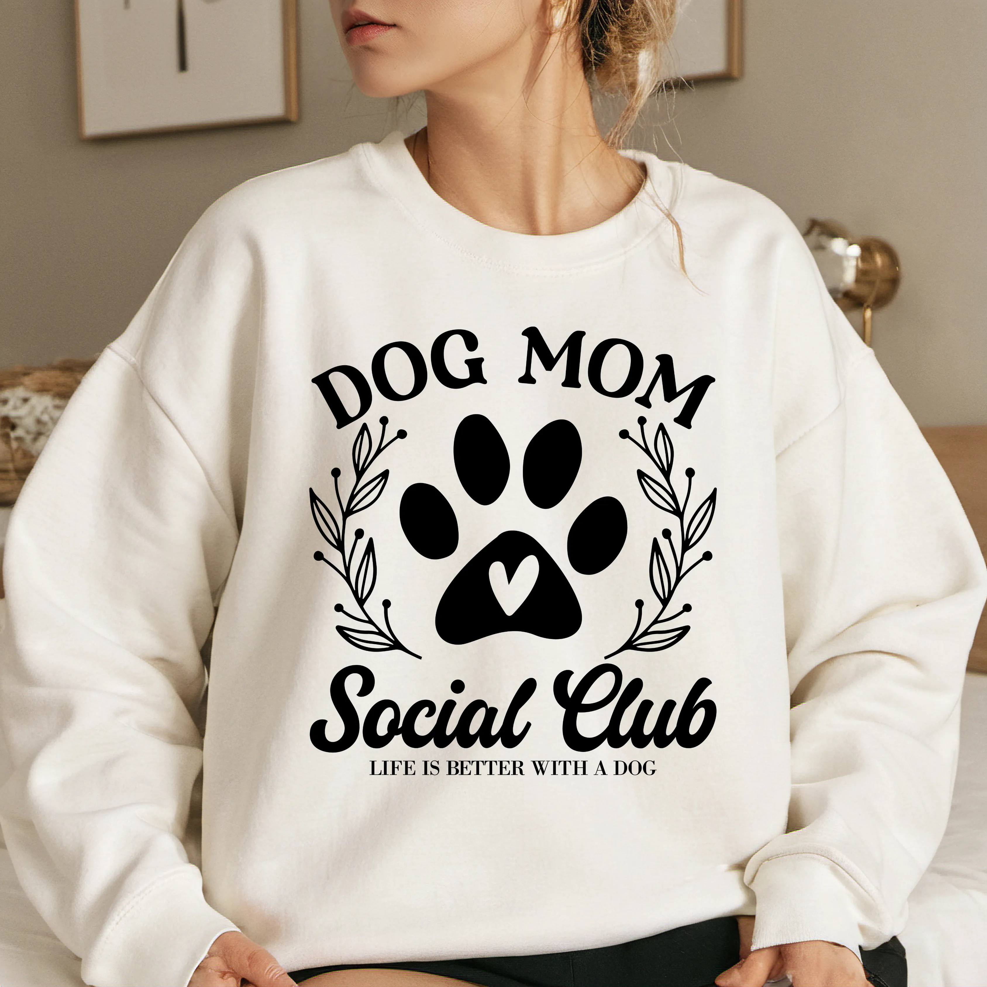 Dog Mom Social Club sweatshirt