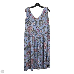Dress Work By Cj Banks In Blue, Size: 3x