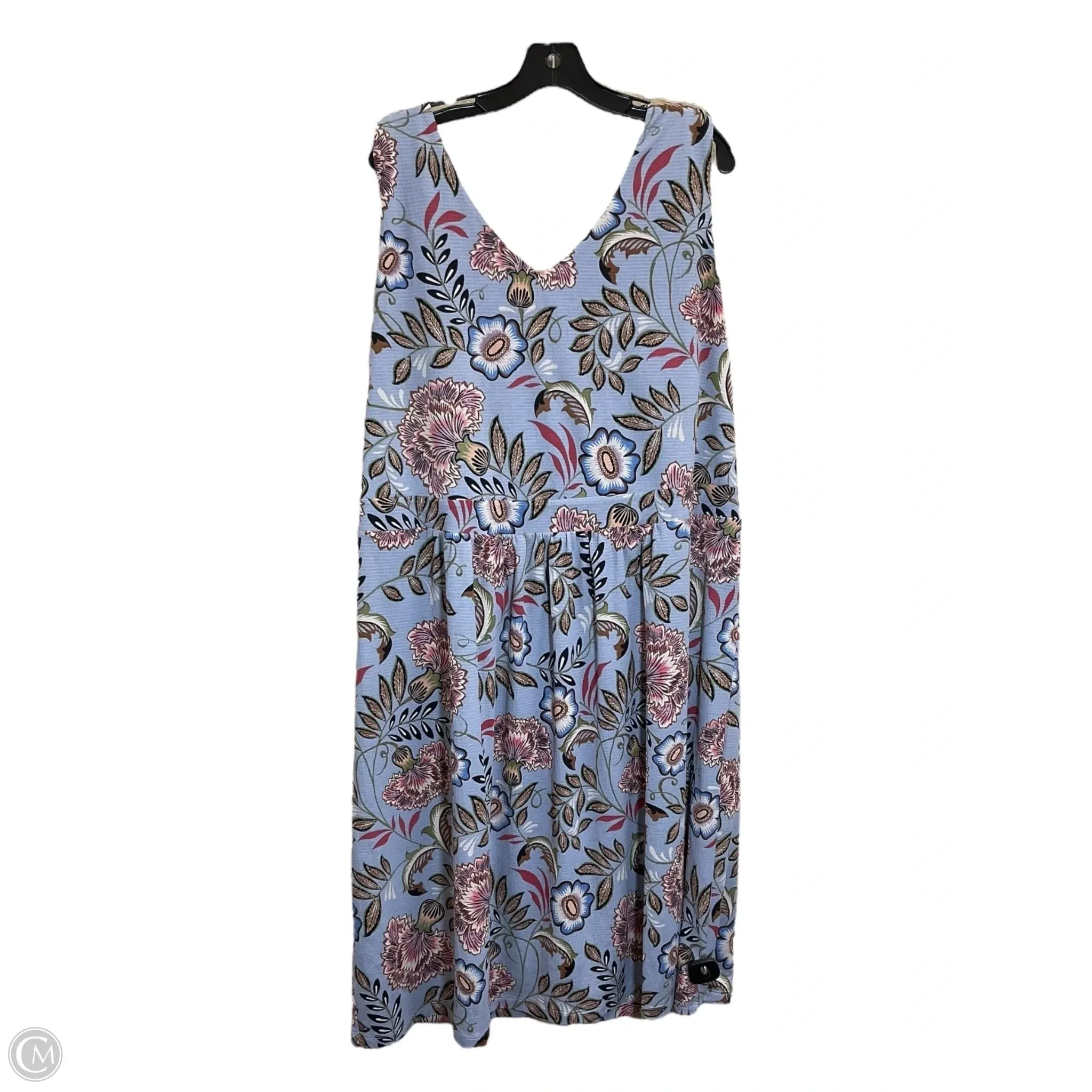 Dress Work By Cj Banks In Blue, Size: 3x