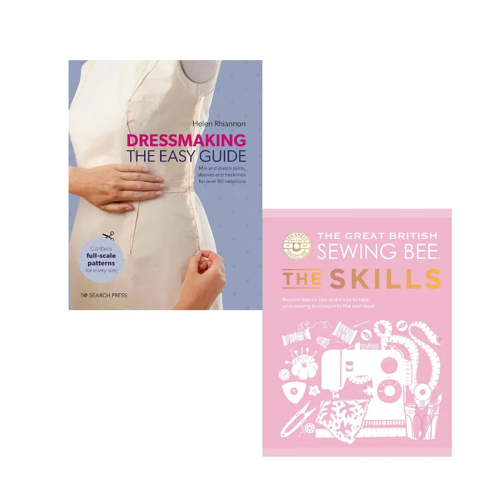 Dressmaking: The Easy Guide & The Great British Sewing Bee 2 Books Set