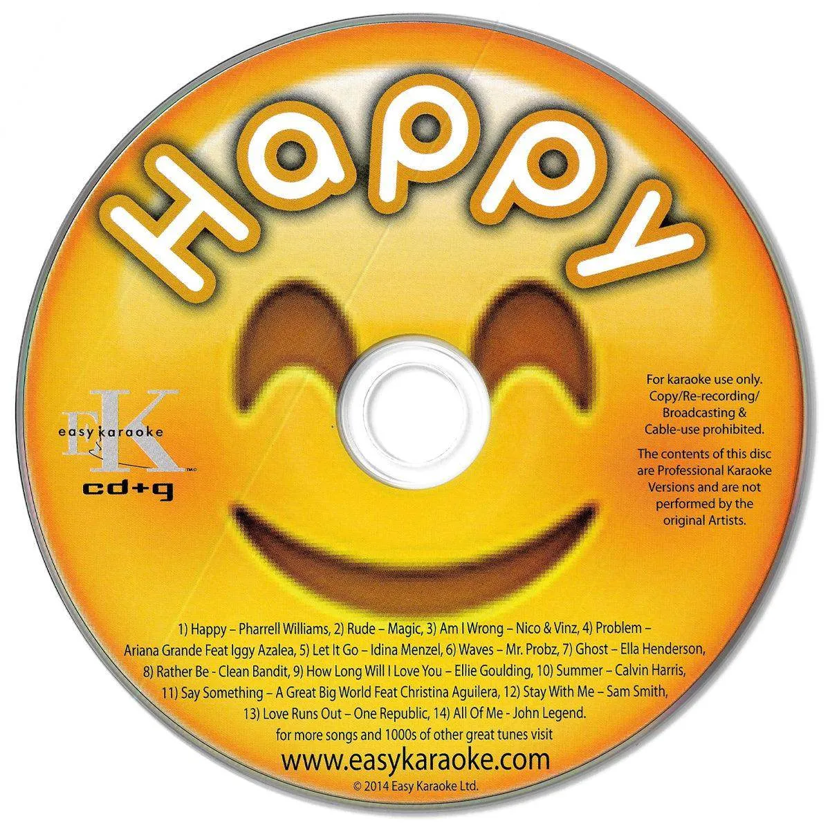 Easy Karaoke Mega Karaoke Party 4 Disc Set   Bonus Disc