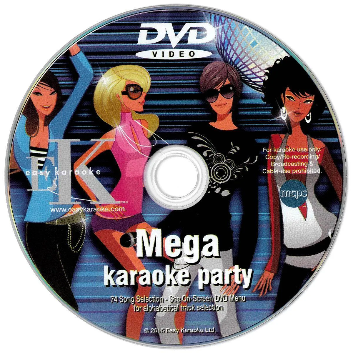Easy Karaoke Mega Karaoke Party 4 Disc Set   Bonus Disc