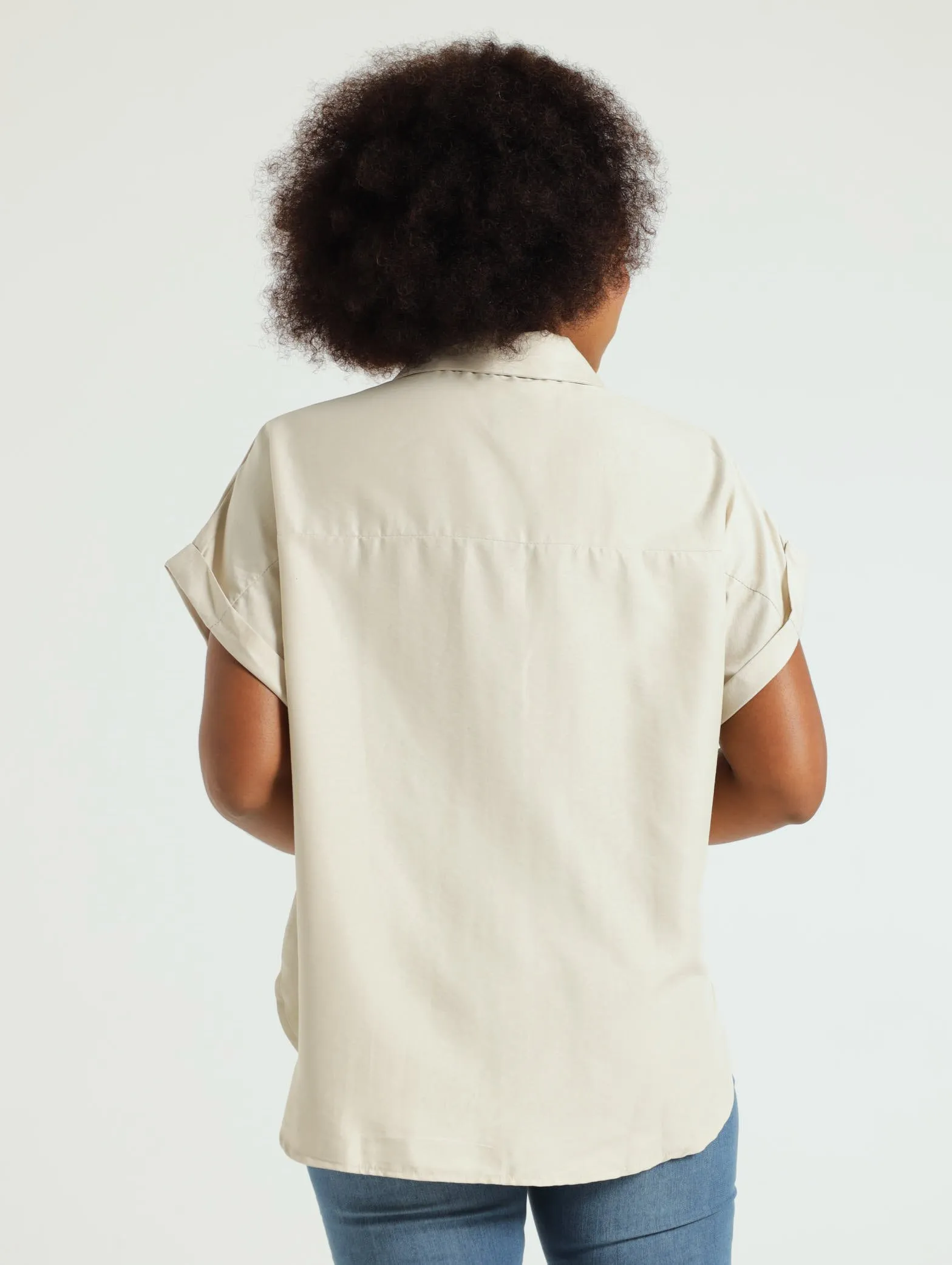 Easy Wearing Shirt - Light Stone