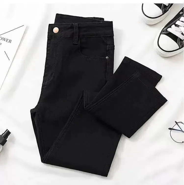 Elastic Pencil Slim Fit Casual Skinny Denim  Women Jeans