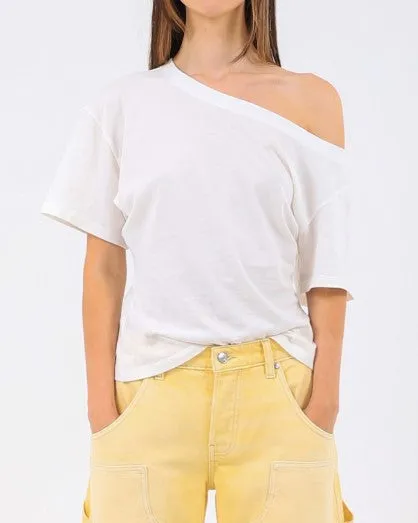 Elena Off The Shoulder Tee