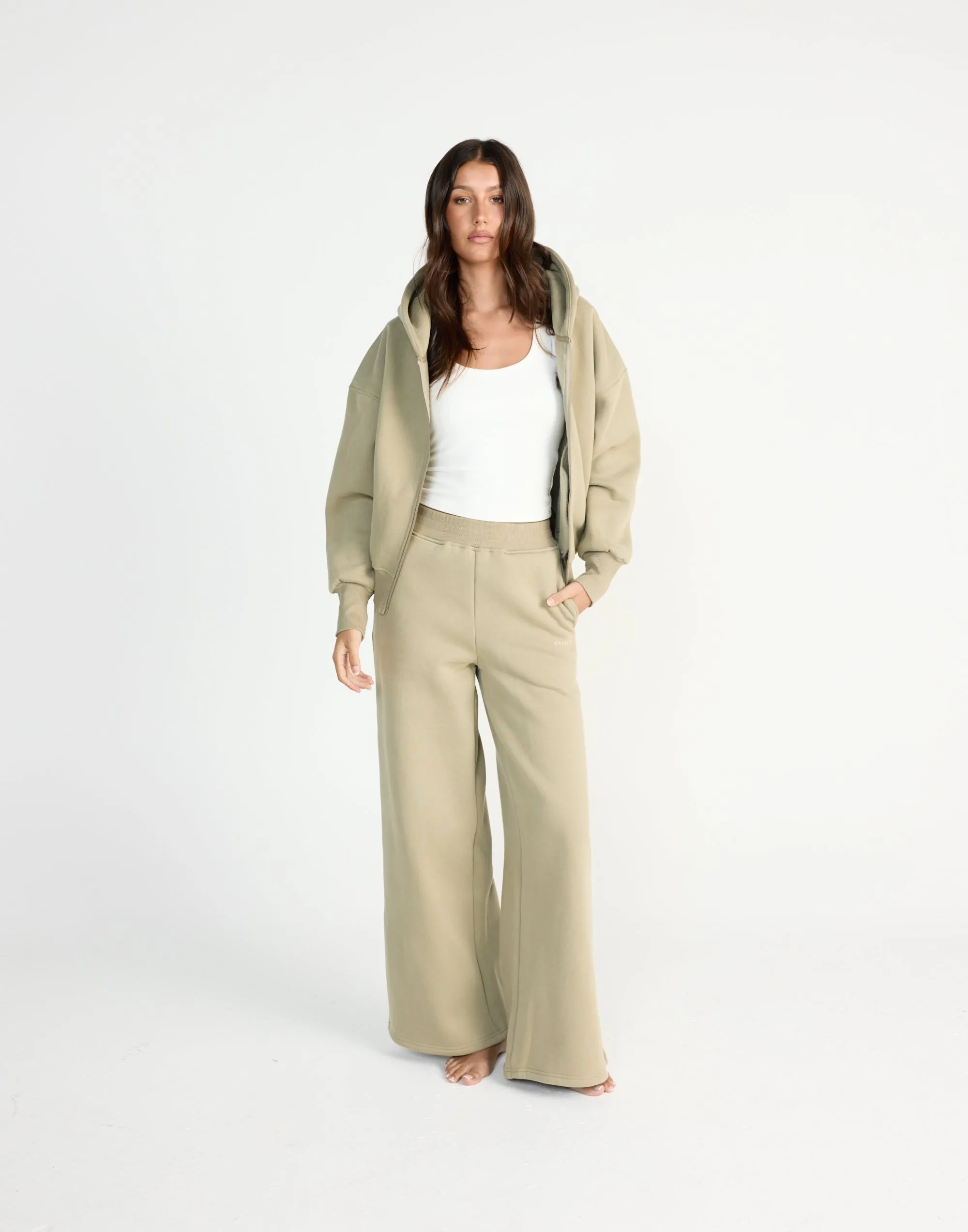 Elija Zip Hoodie (Matcha)