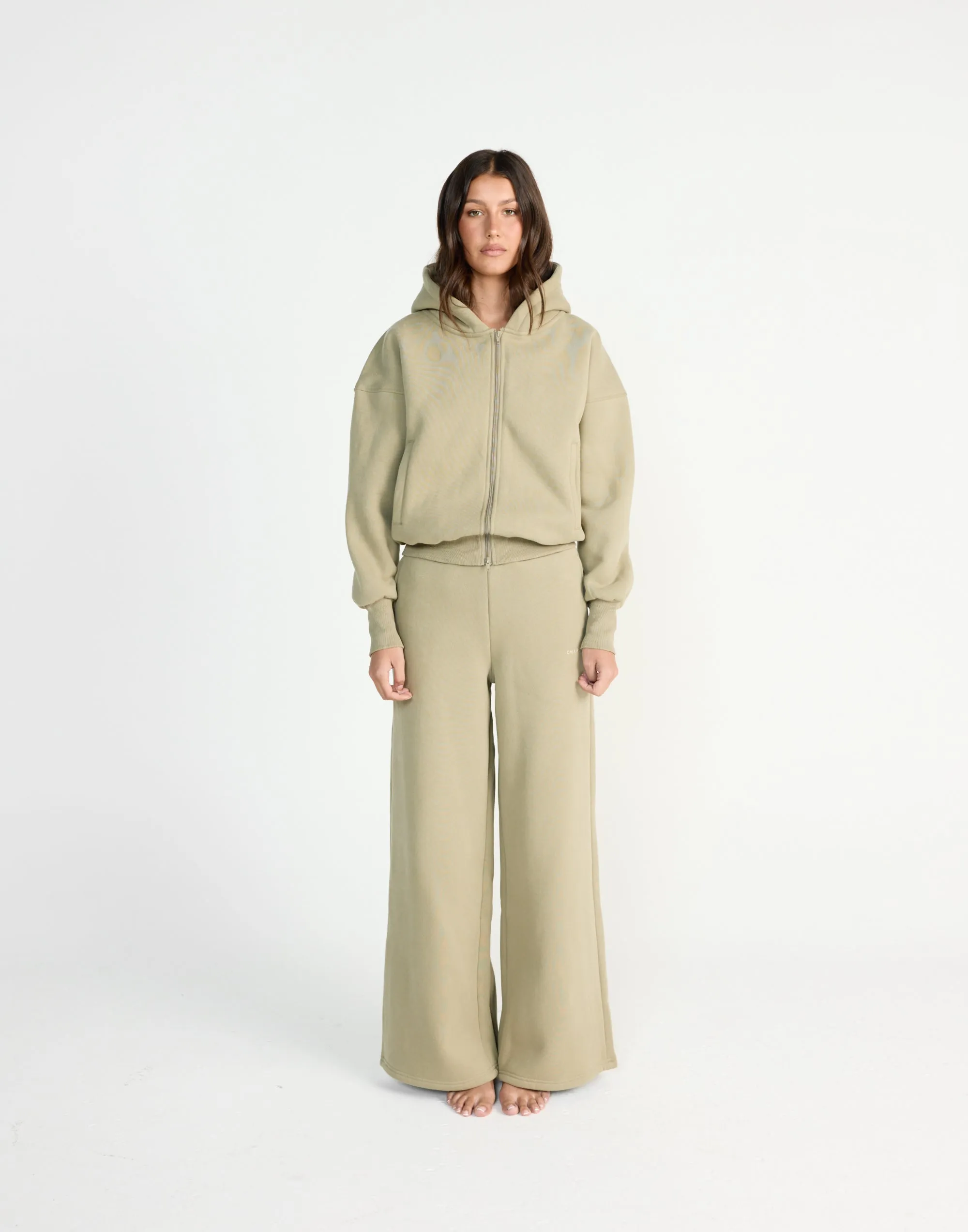 Elija Zip Hoodie (Matcha)