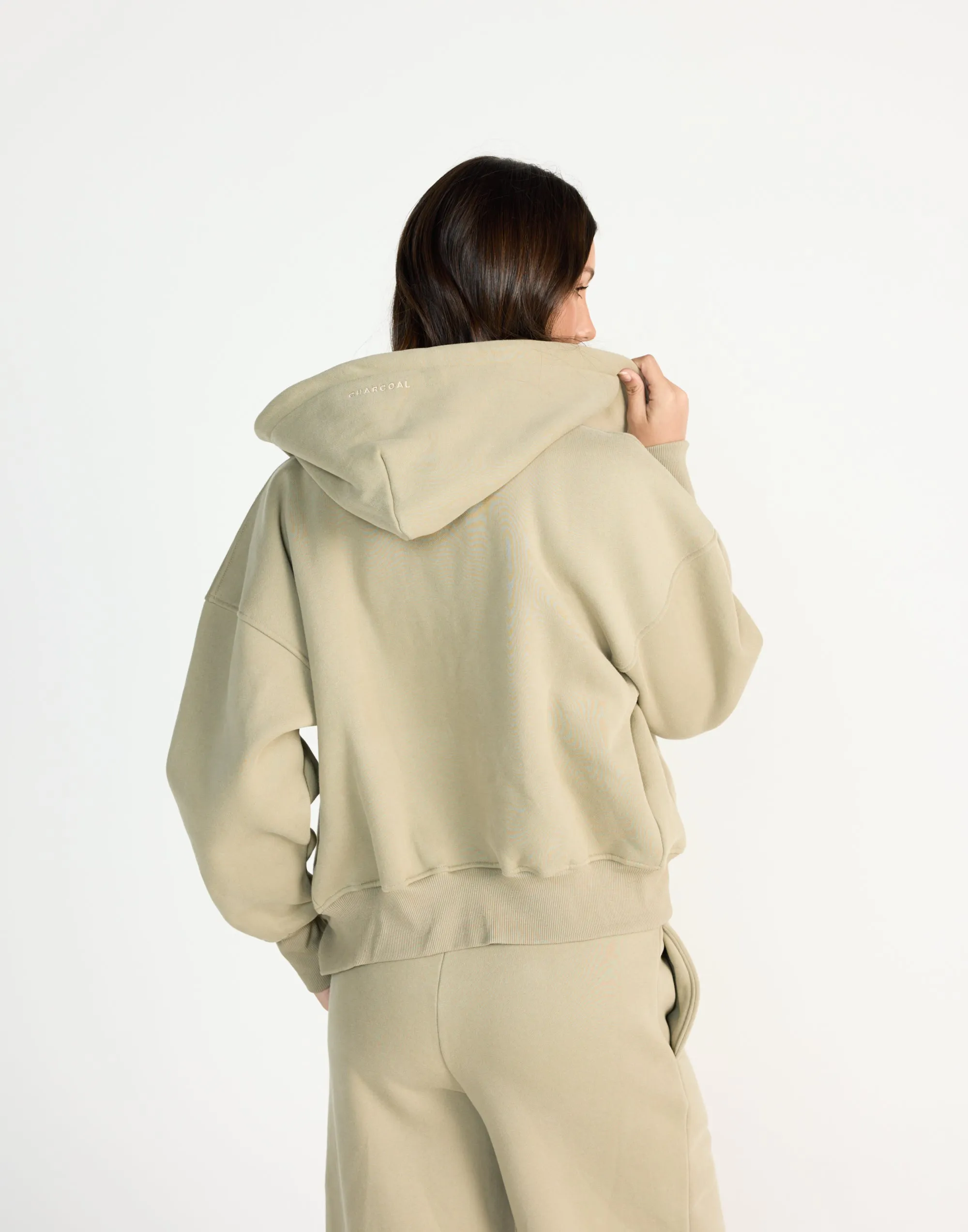Elija Zip Hoodie (Matcha)