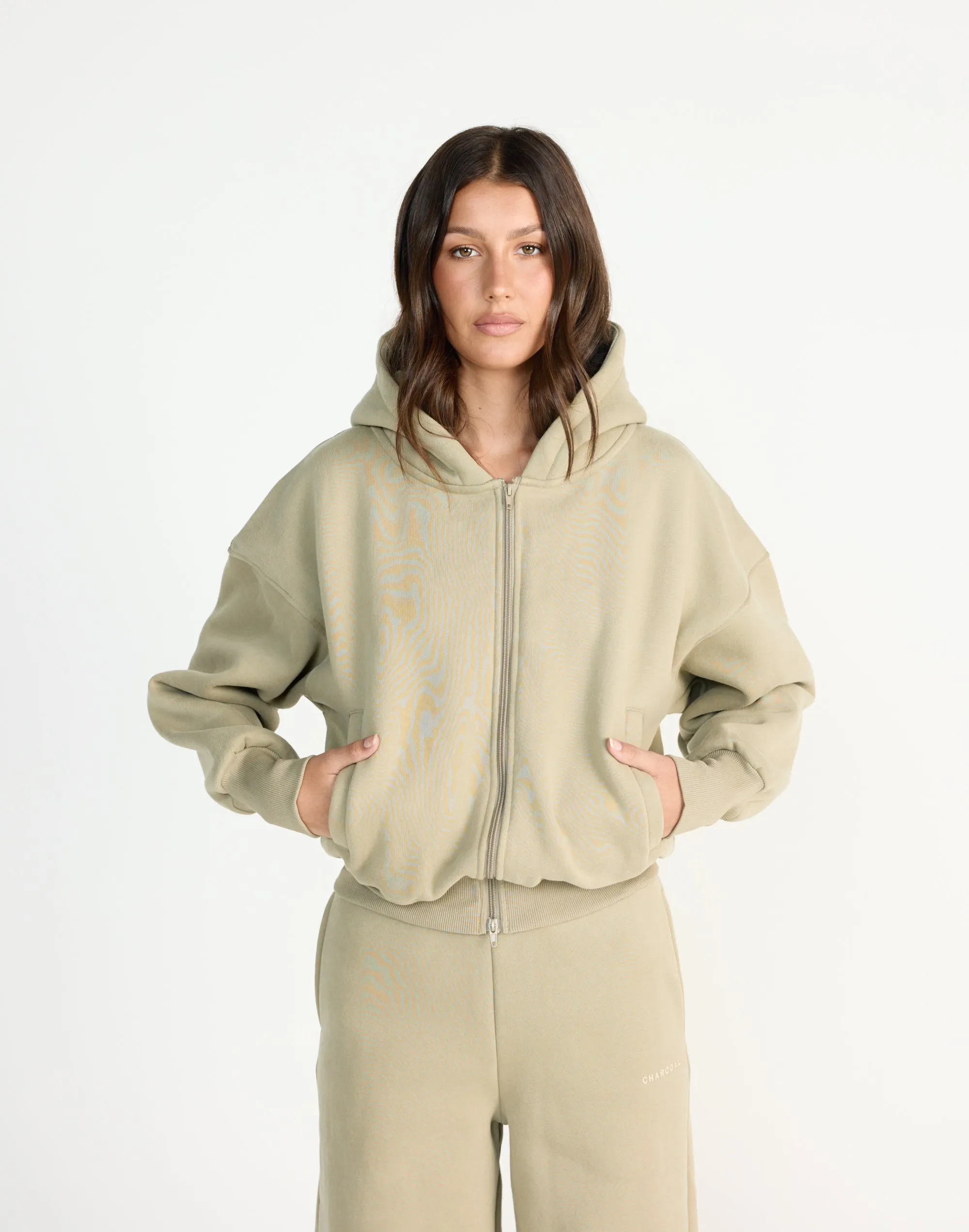 Elija Zip Hoodie (Matcha)