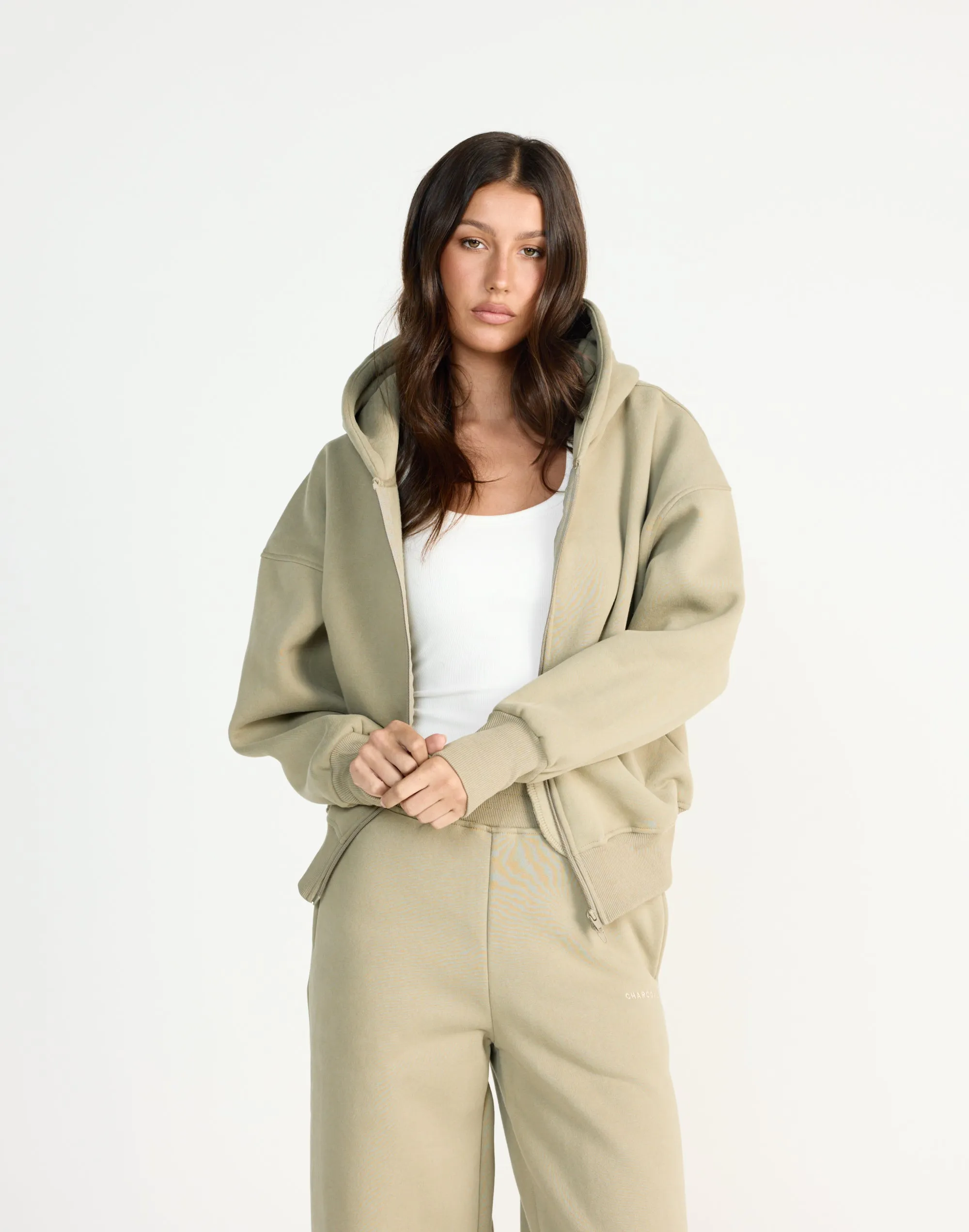 Elija Zip Hoodie (Matcha)