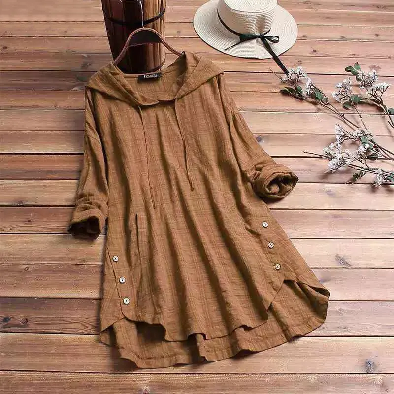 Elvia® | Blouse with hood, cozy everyday style