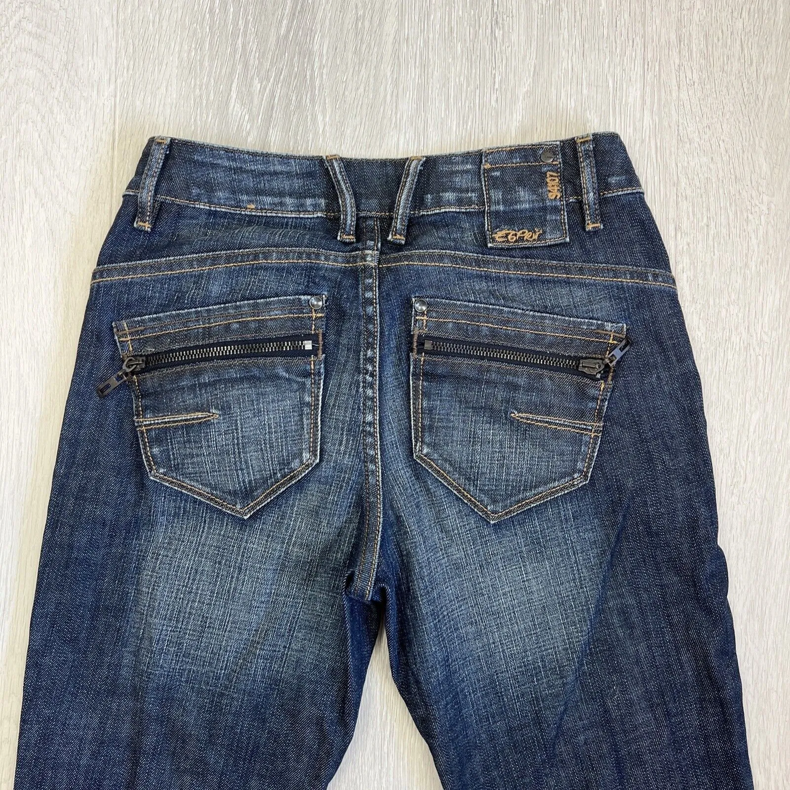 Esprit Womens Vintage Low Rise Boot Cut Slightly Flared Jeans Size 6