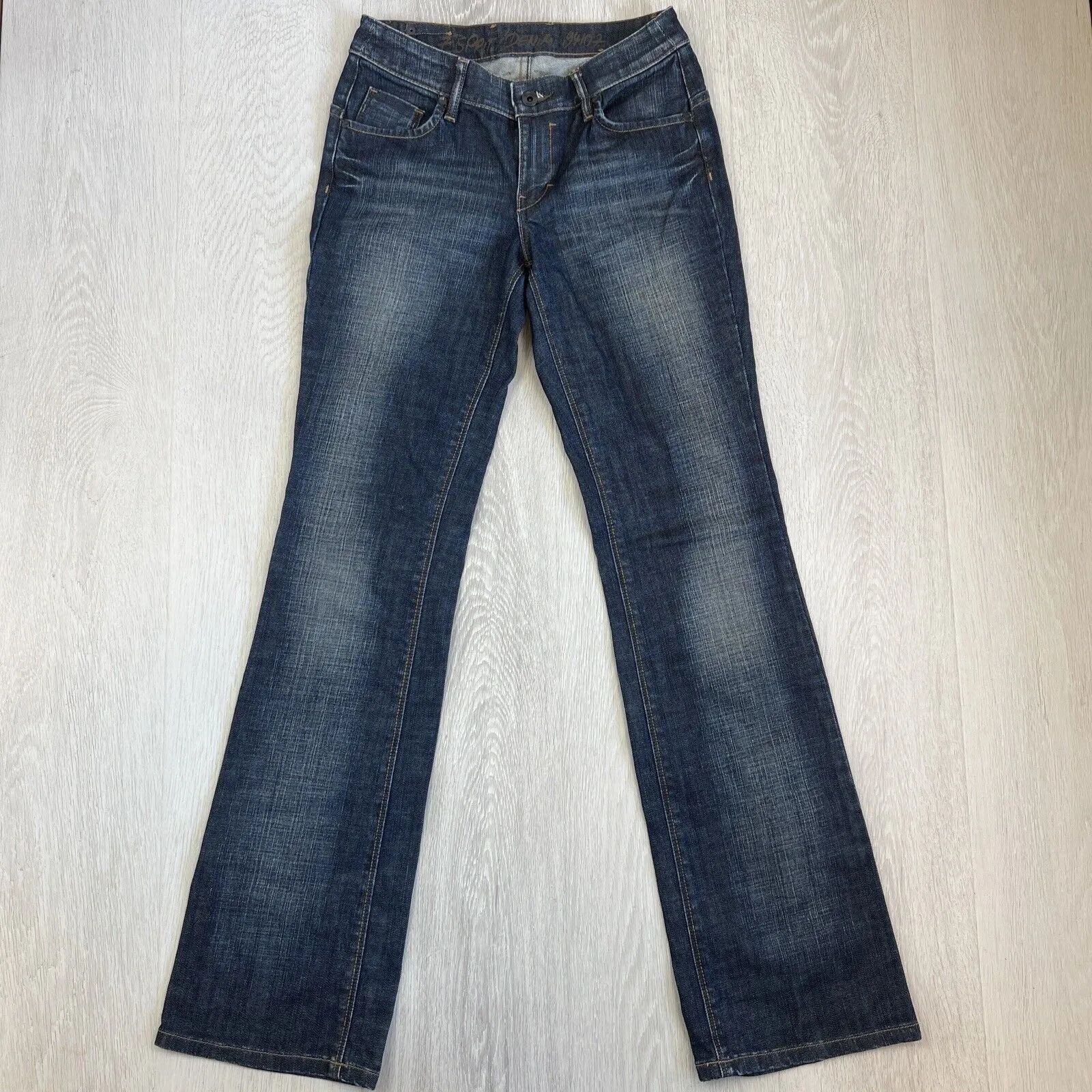 Esprit Womens Vintage Low Rise Boot Cut Slightly Flared Jeans Size 6
