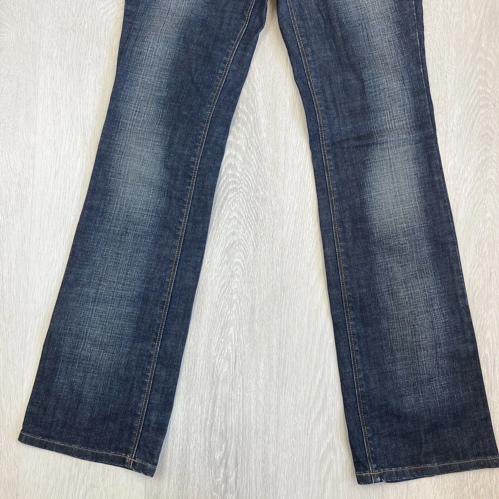 Esprit Womens Vintage Low Rise Boot Cut Slightly Flared Jeans Size 6