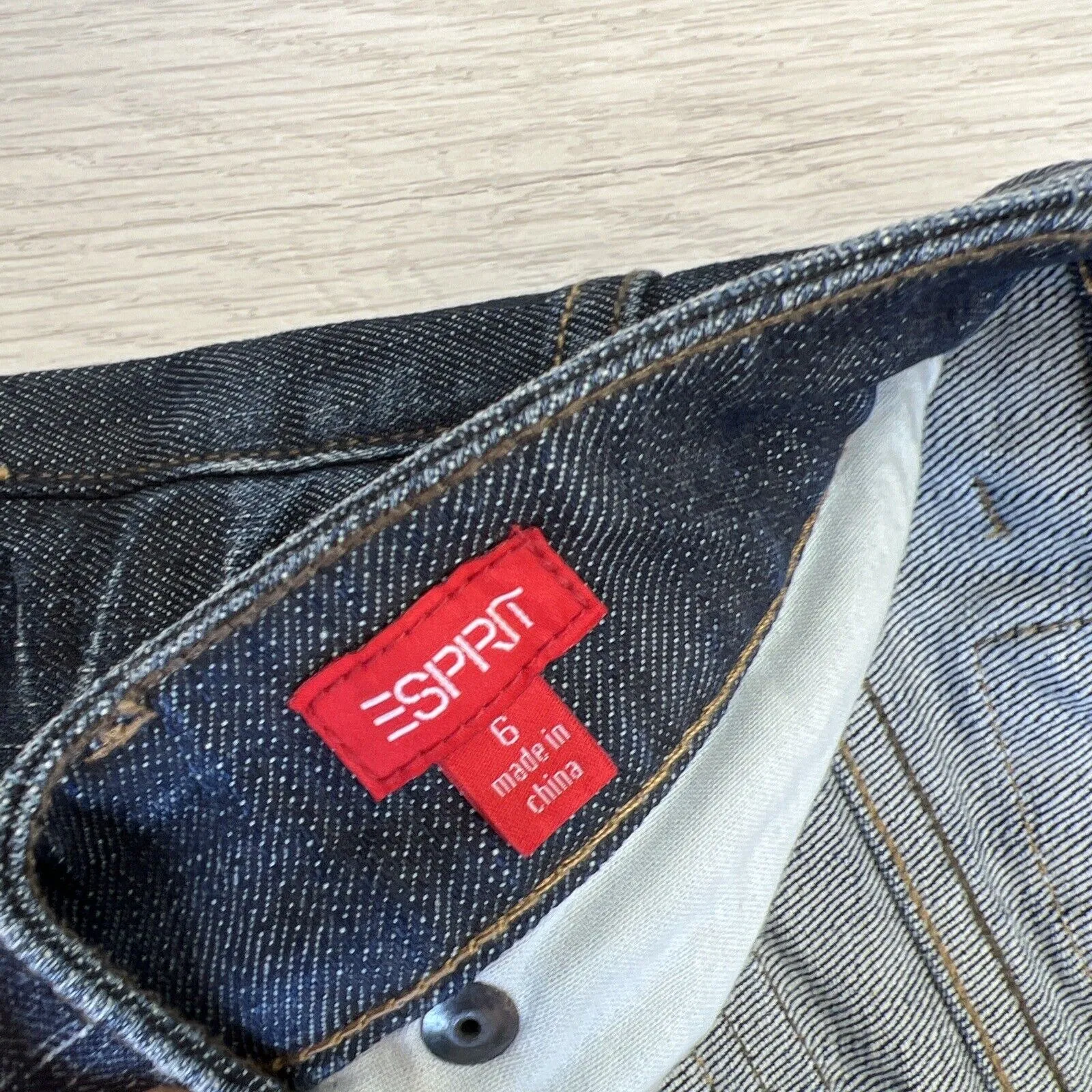Esprit Womens Vintage Low Rise Boot Cut Slightly Flared Jeans Size 6