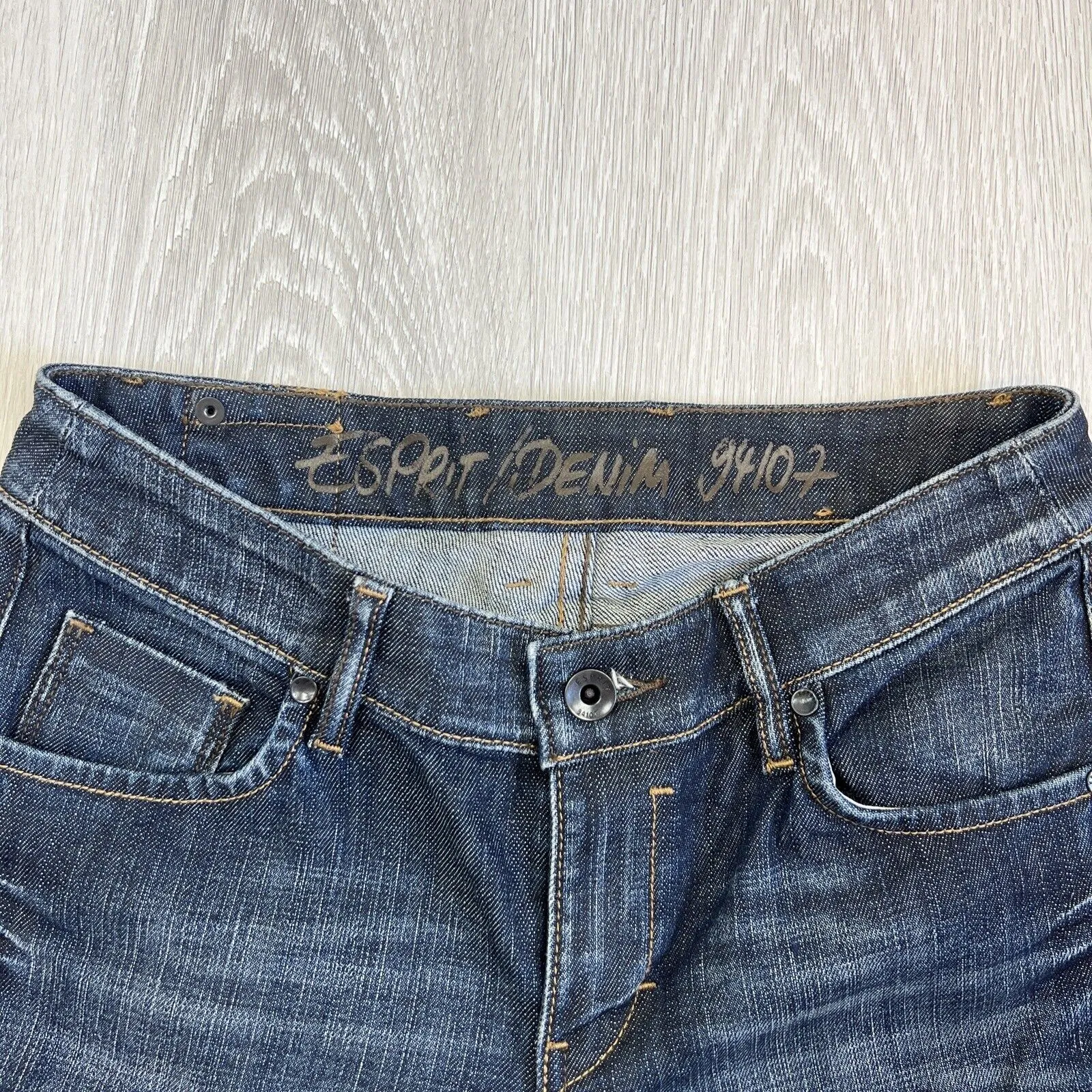 Esprit Womens Vintage Low Rise Boot Cut Slightly Flared Jeans Size 6
