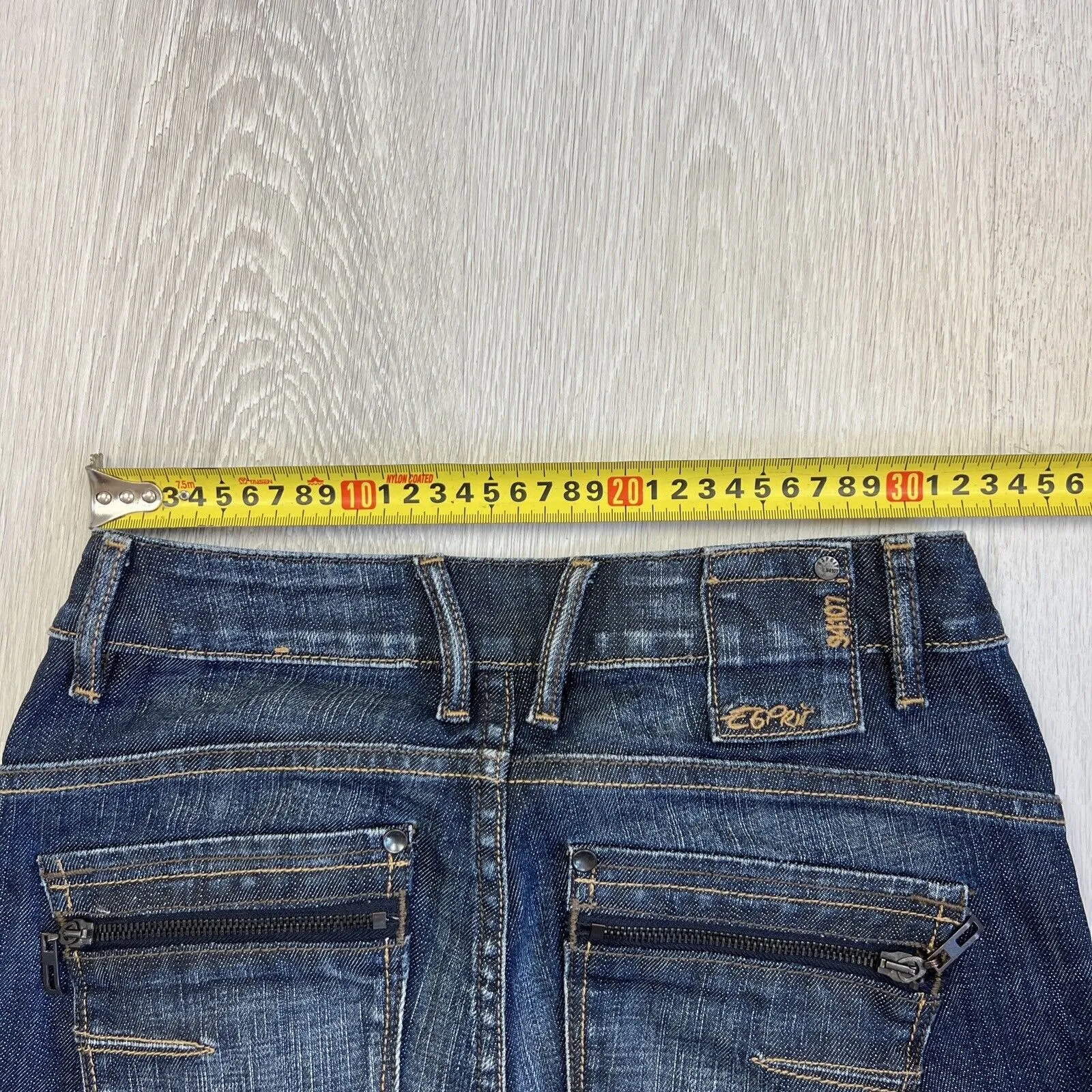 Esprit Womens Vintage Low Rise Boot Cut Slightly Flared Jeans Size 6