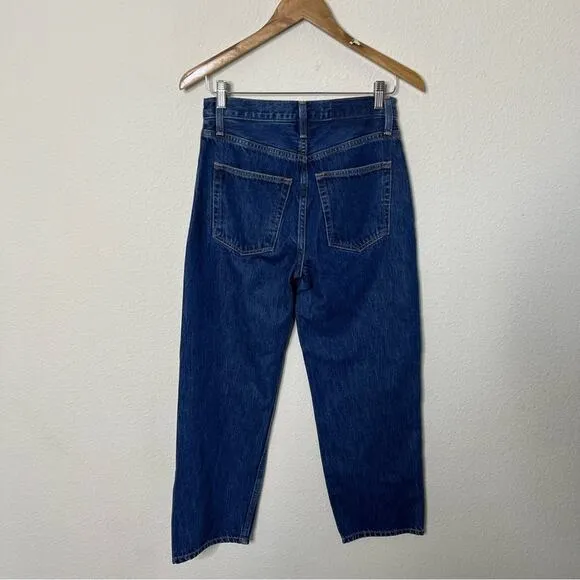 Etica Tyler Vintage Straight Leg Jeans Blue Womens Size 25