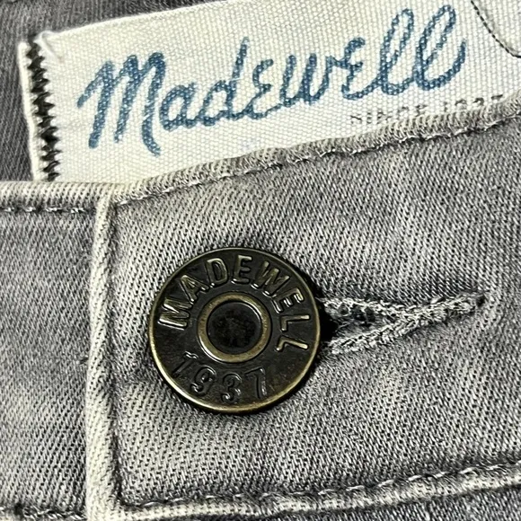 EUC Madewell High Riser Skinny Jeans - Dusty Wash-Size 26