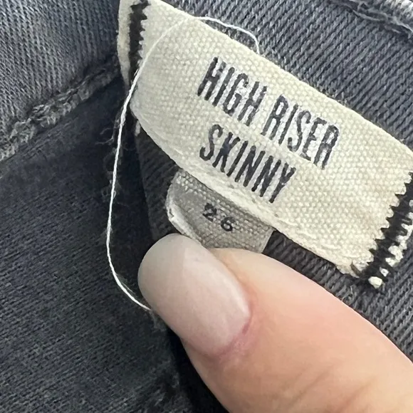 EUC Madewell High Riser Skinny Jeans - Dusty Wash-Size 26