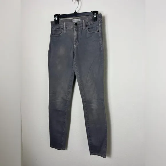 EUC Madewell High Riser Skinny Jeans - Dusty Wash-Size 26