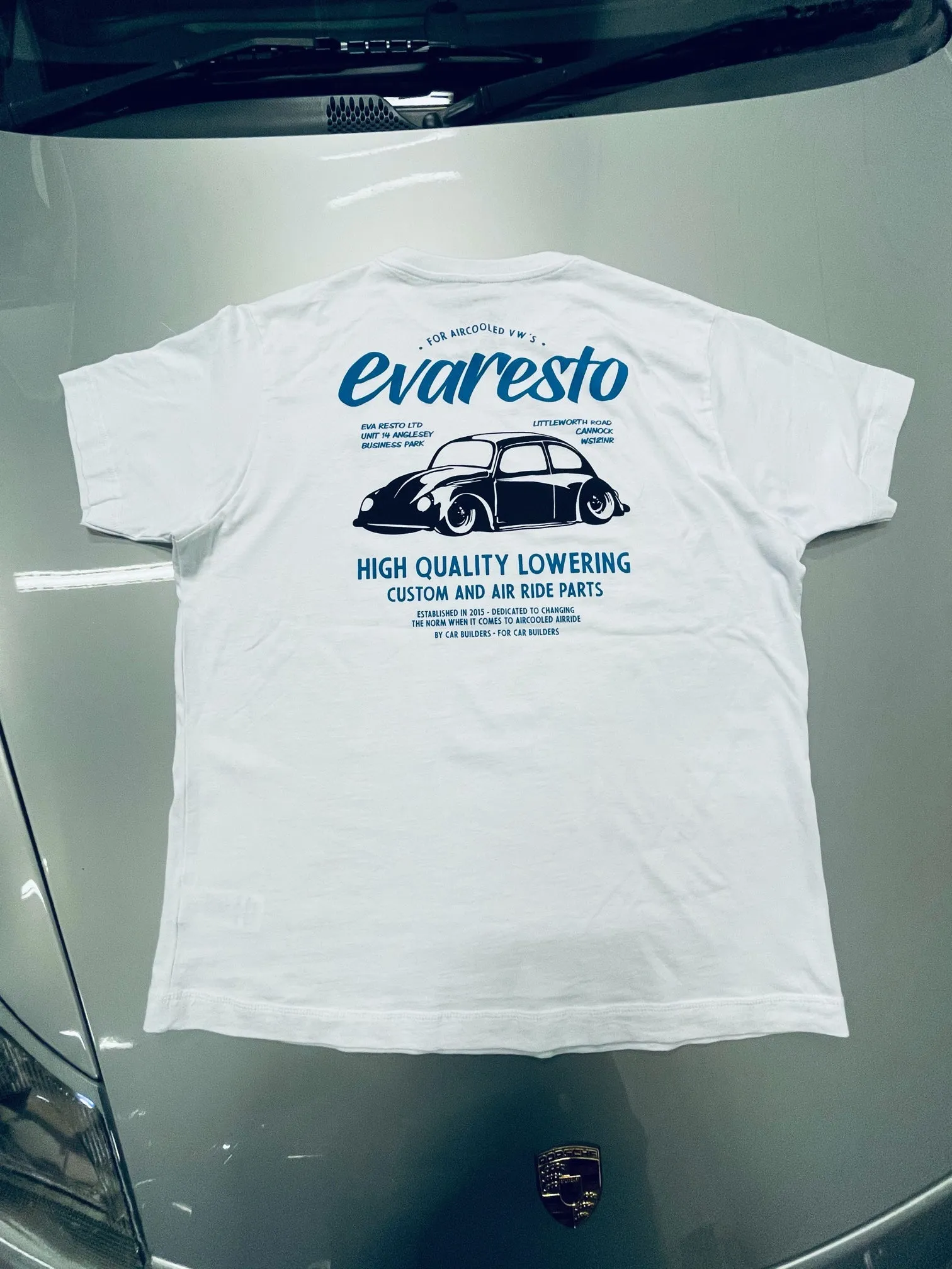 EvaResto Official '66' T-Shirt - Clean White