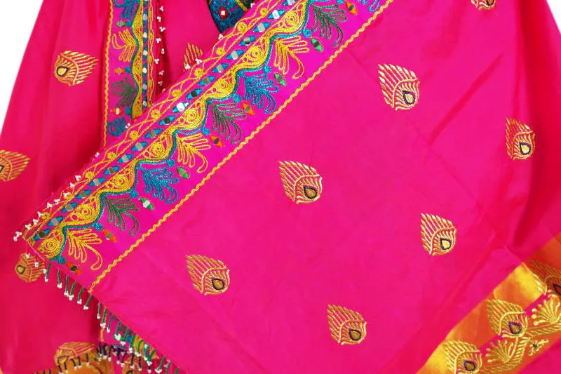 Exquisite Afghan Bridal Dress - Gypsy Fusion Wedding Attire with Tribal Art Embellishments
